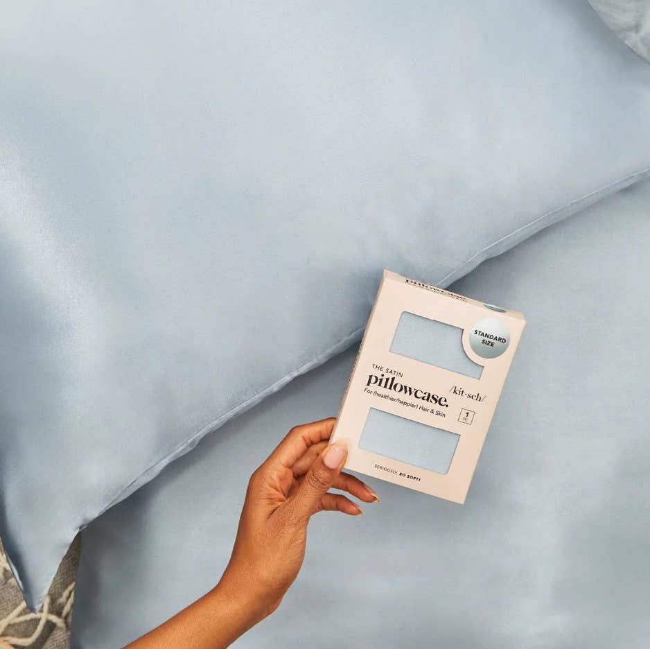 Satin Pillowcase Standard - Haze Blue