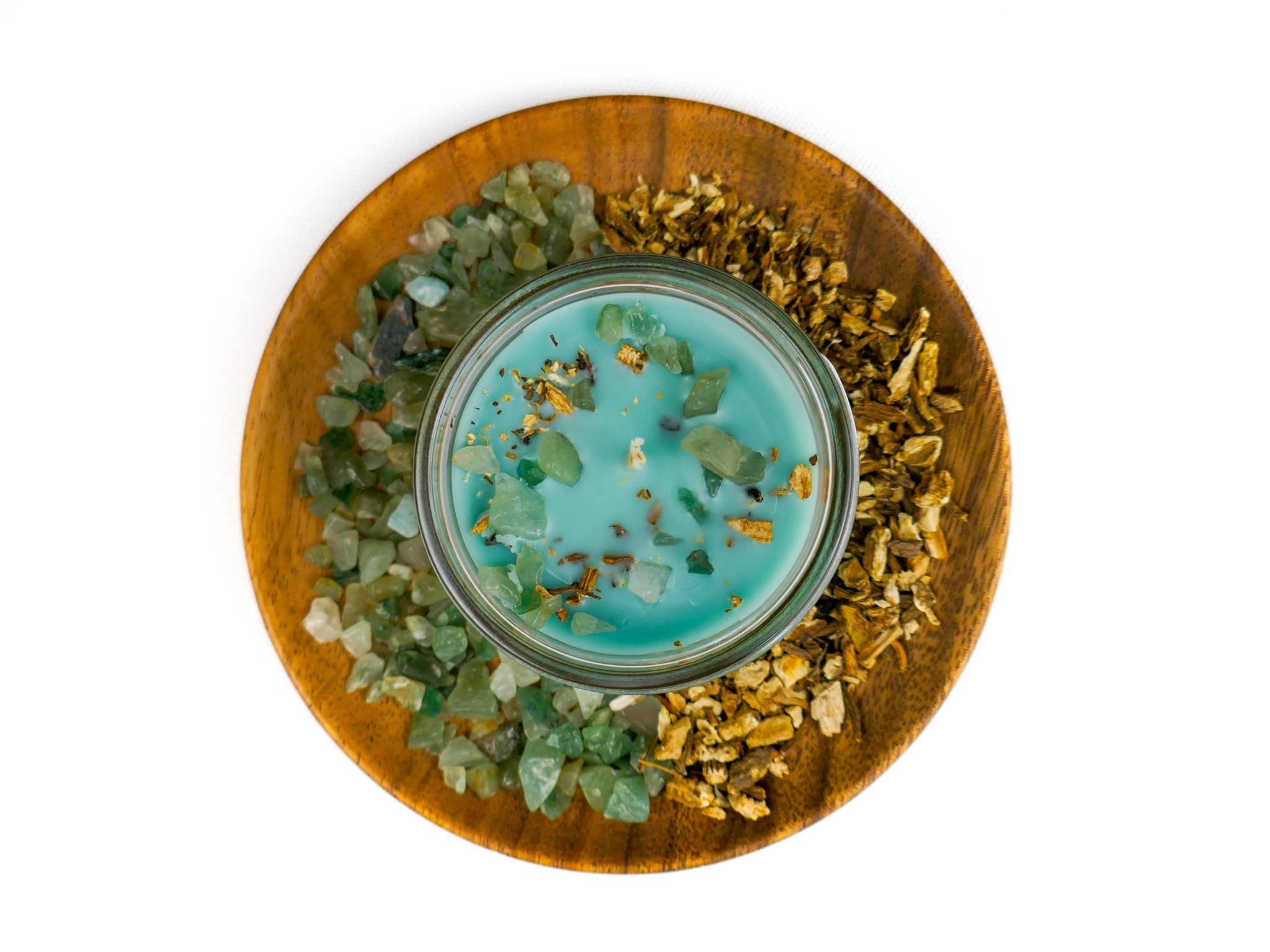 Crystal & Herb Candle - Aventurine