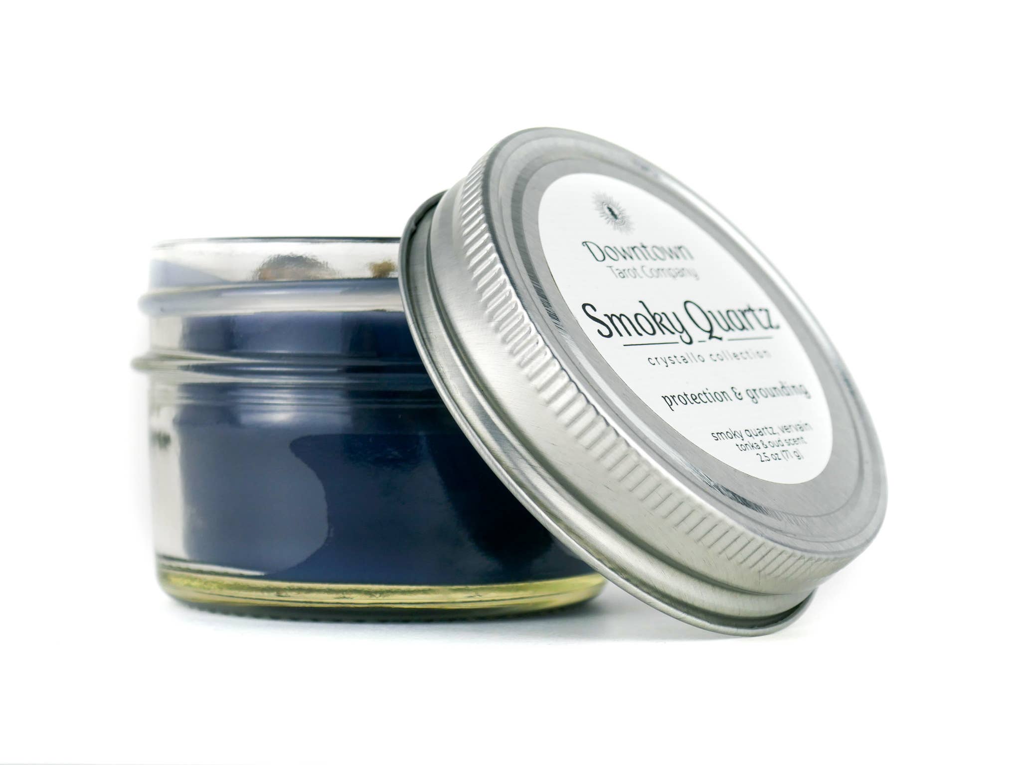 Crystal & Herb Candle - Smoky Quartz