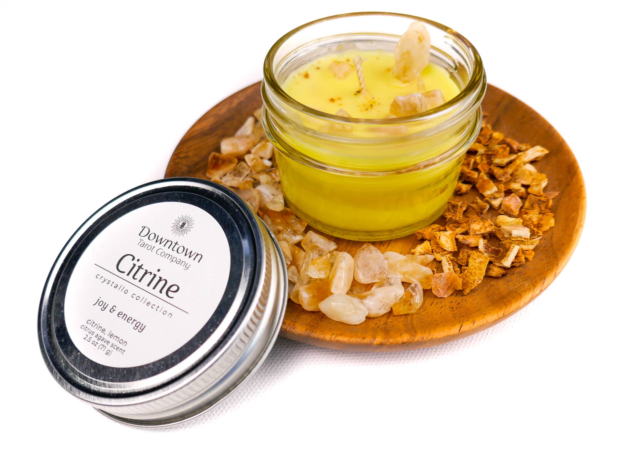 Crystal & Herb Candle - Citrine