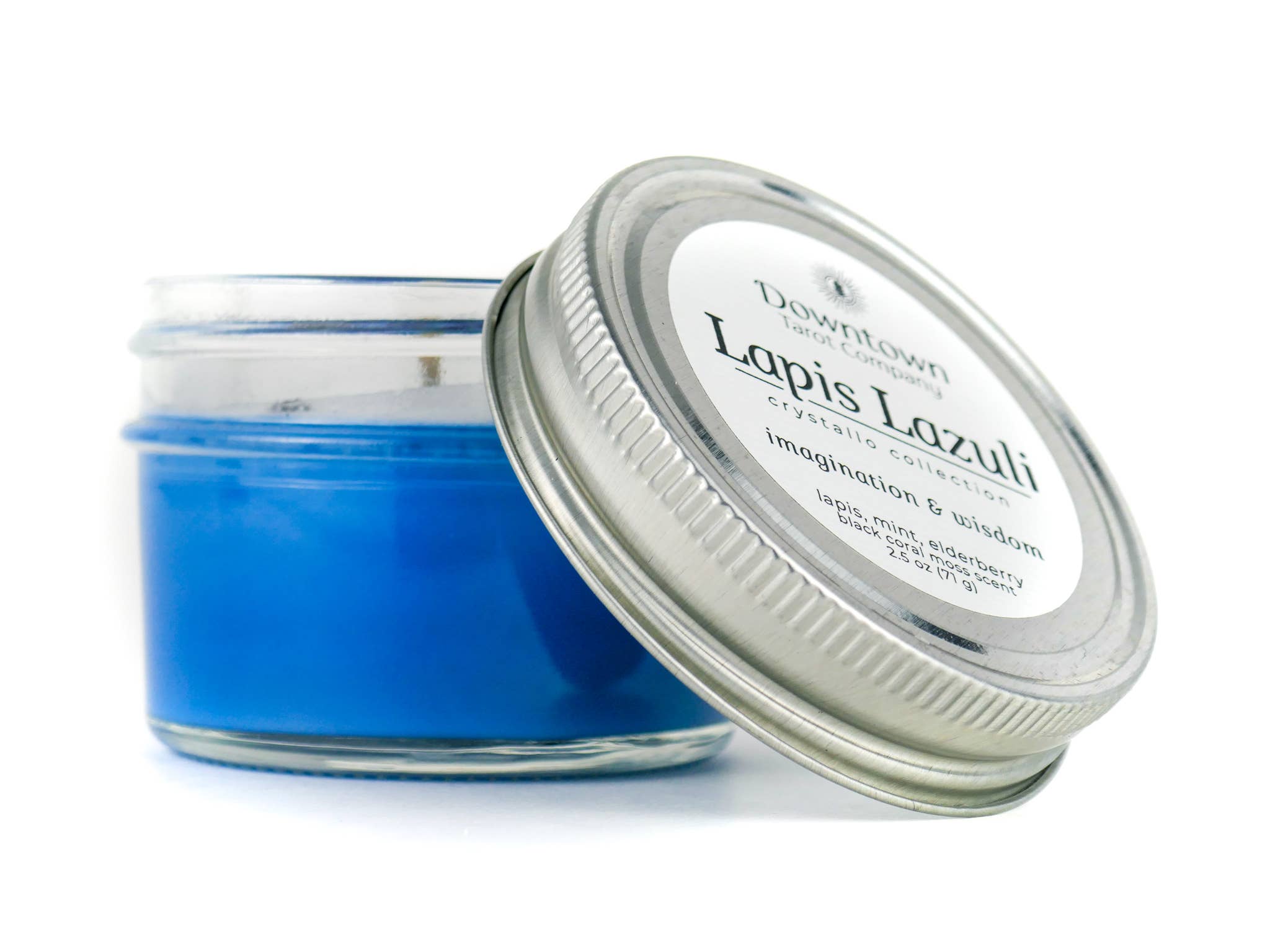 Crystal & Herb Candle - Lapis Lazuli