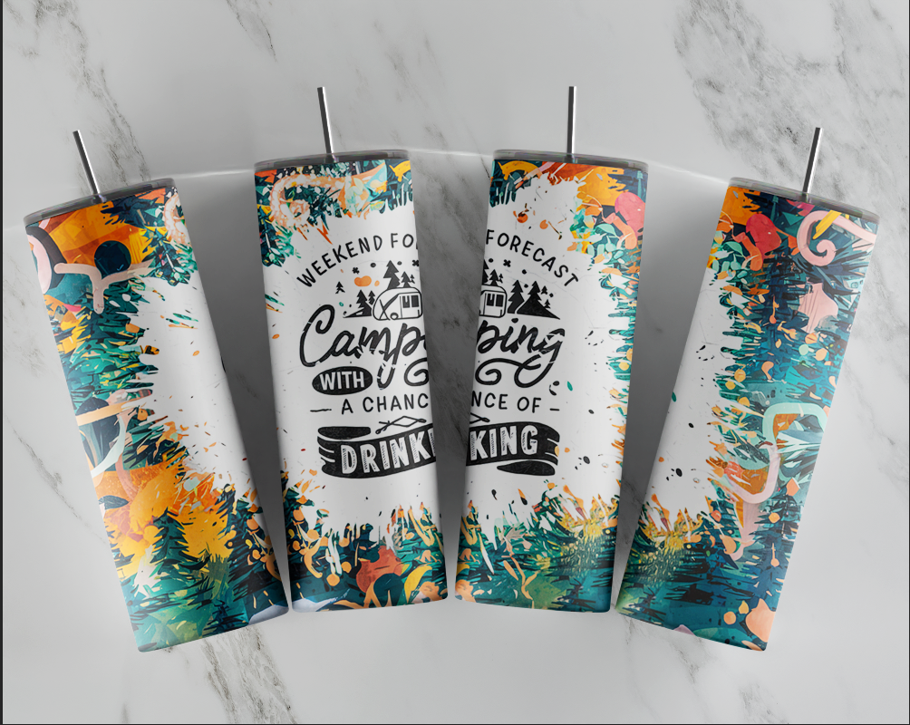 Camping Life Tumbler - Weekend Forecast