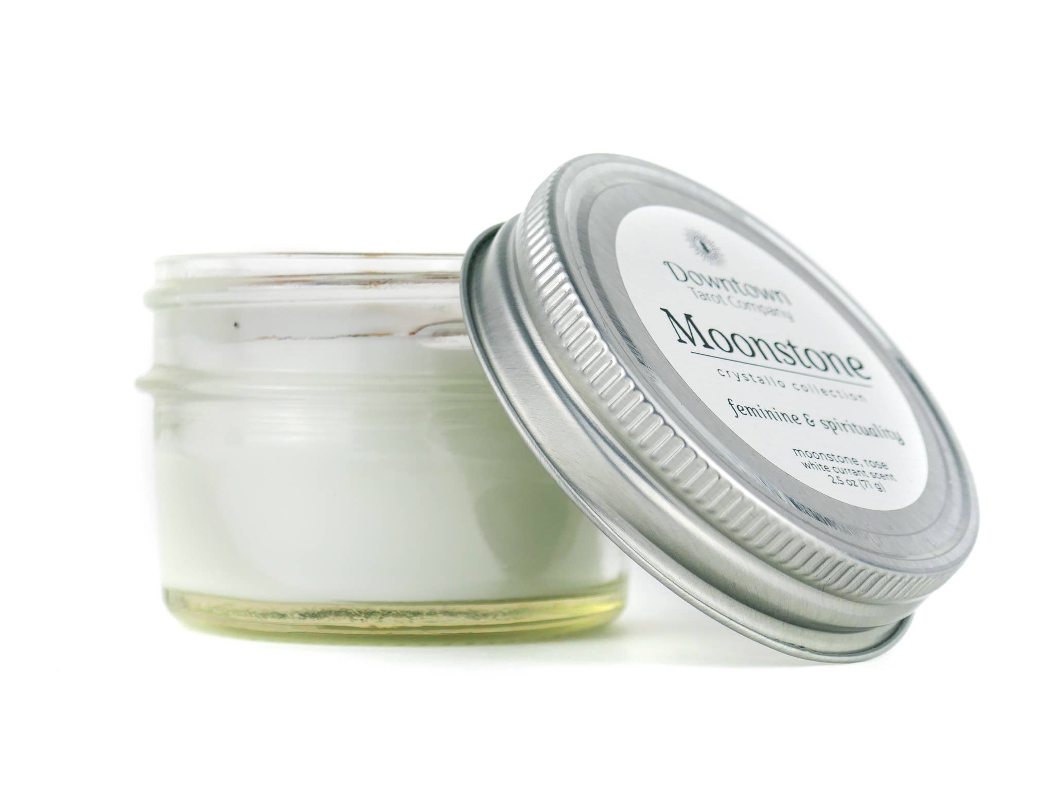 Crystal & Herb Candle - Moonstone