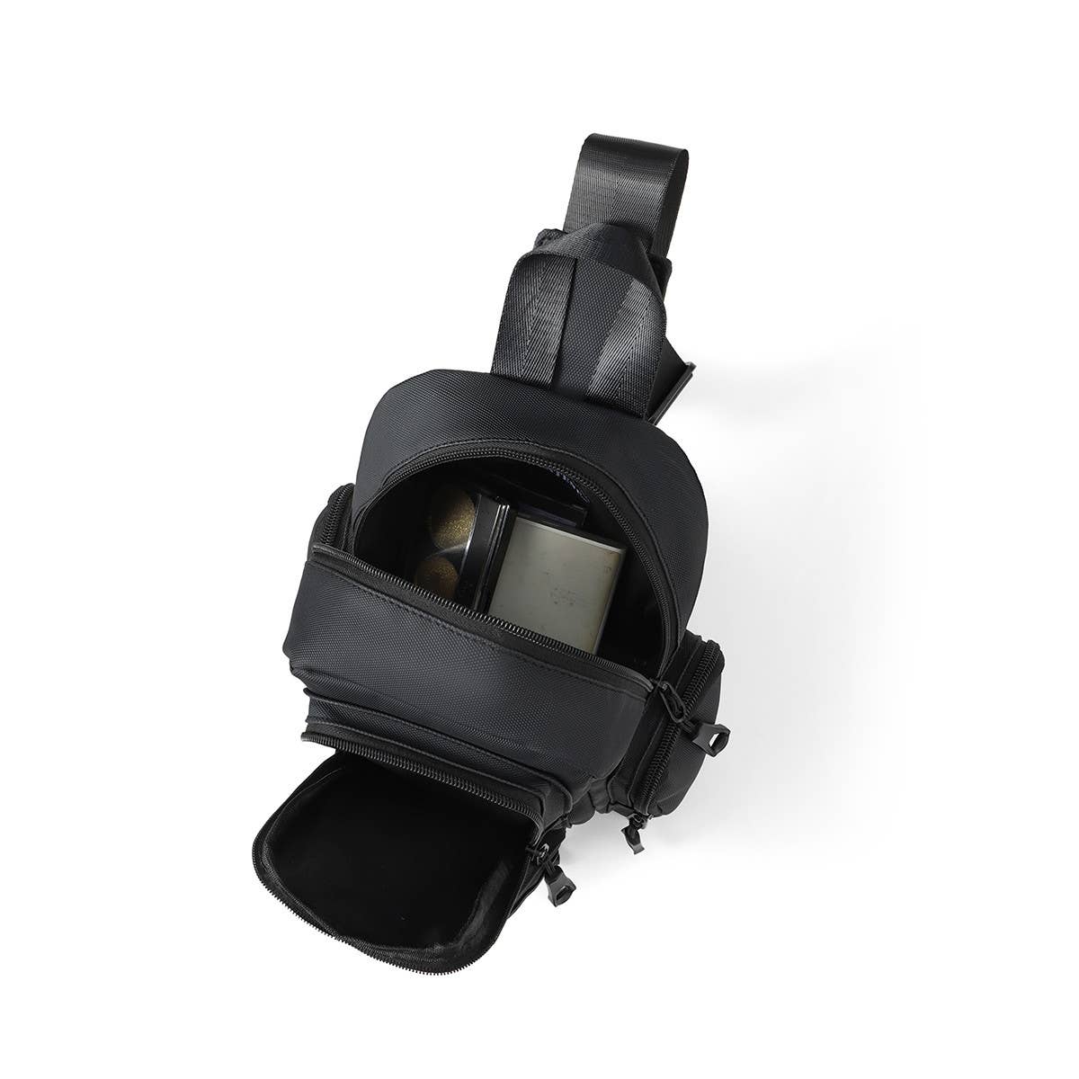 Crossbody Sling Bag with Adjustable Strap-FBG1911-BK