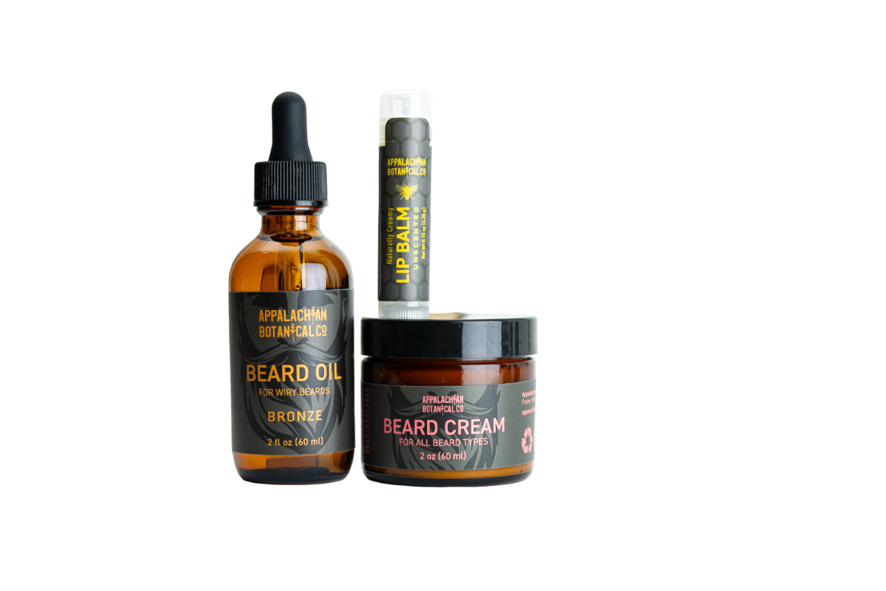 Bronze Beard Combo: Botanical Cream & Oil Gift Set