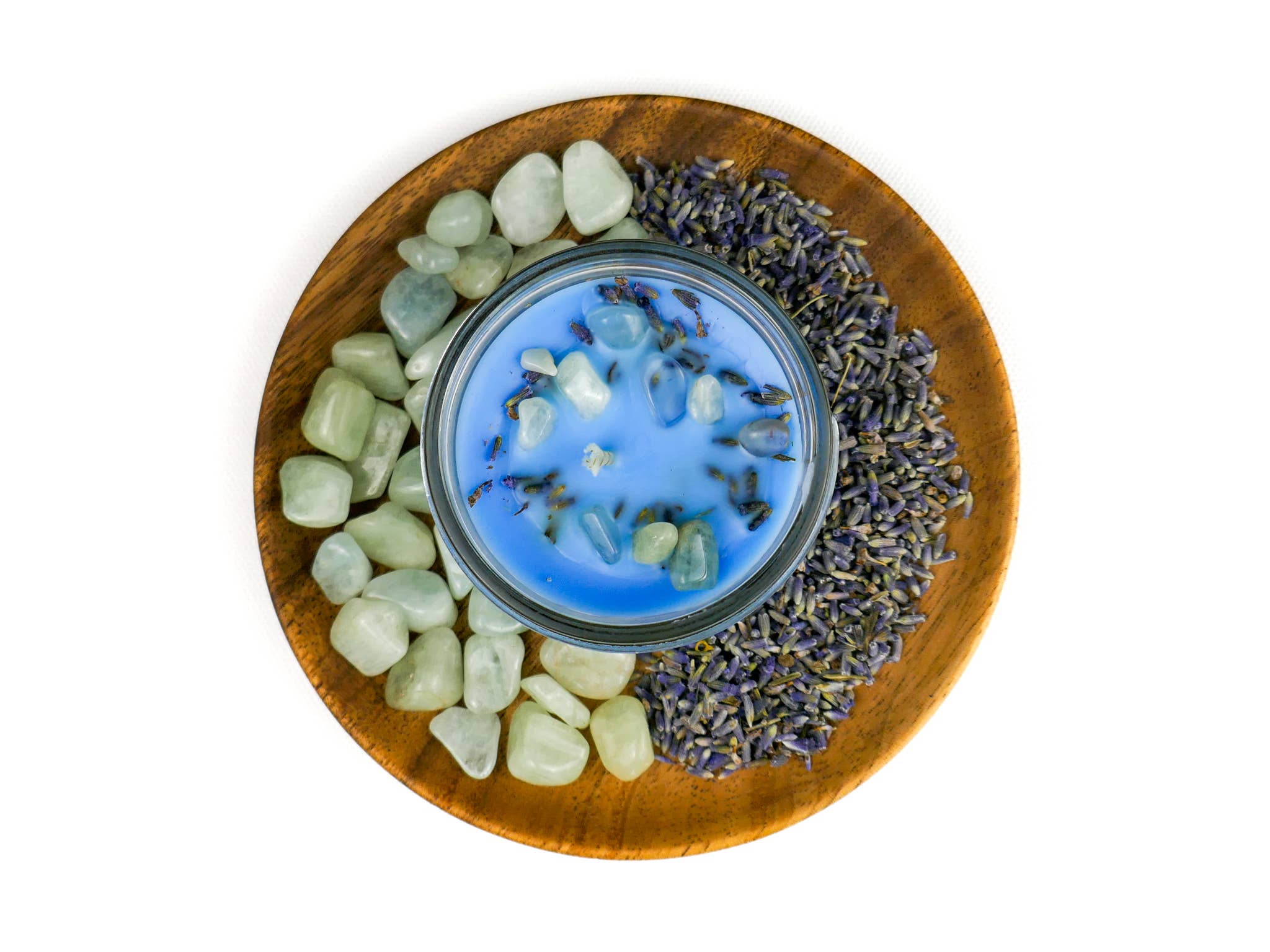 Crystal & Herb Candle - Aquamarine
