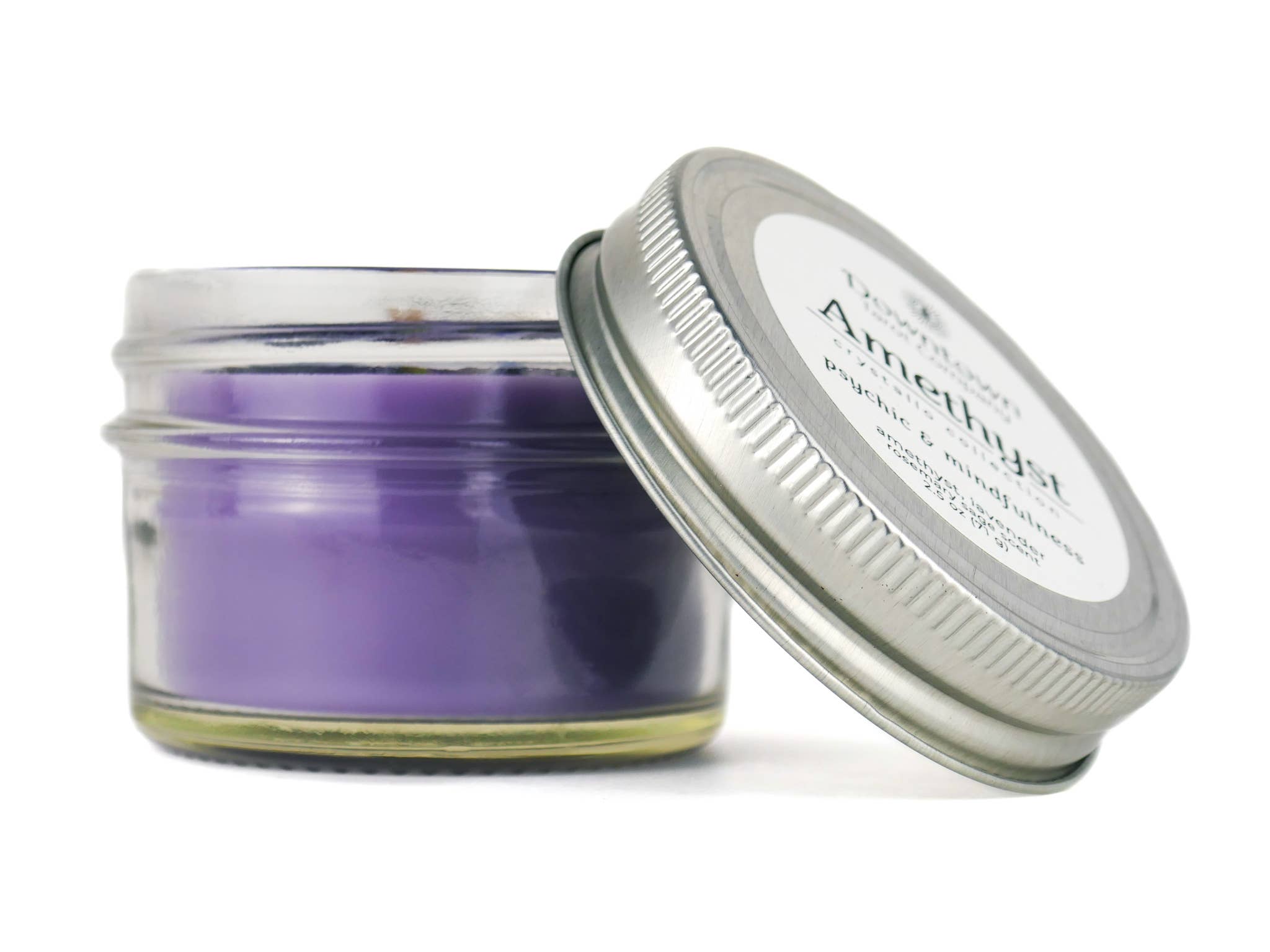 Crystal & Herb Candle - Amethyst