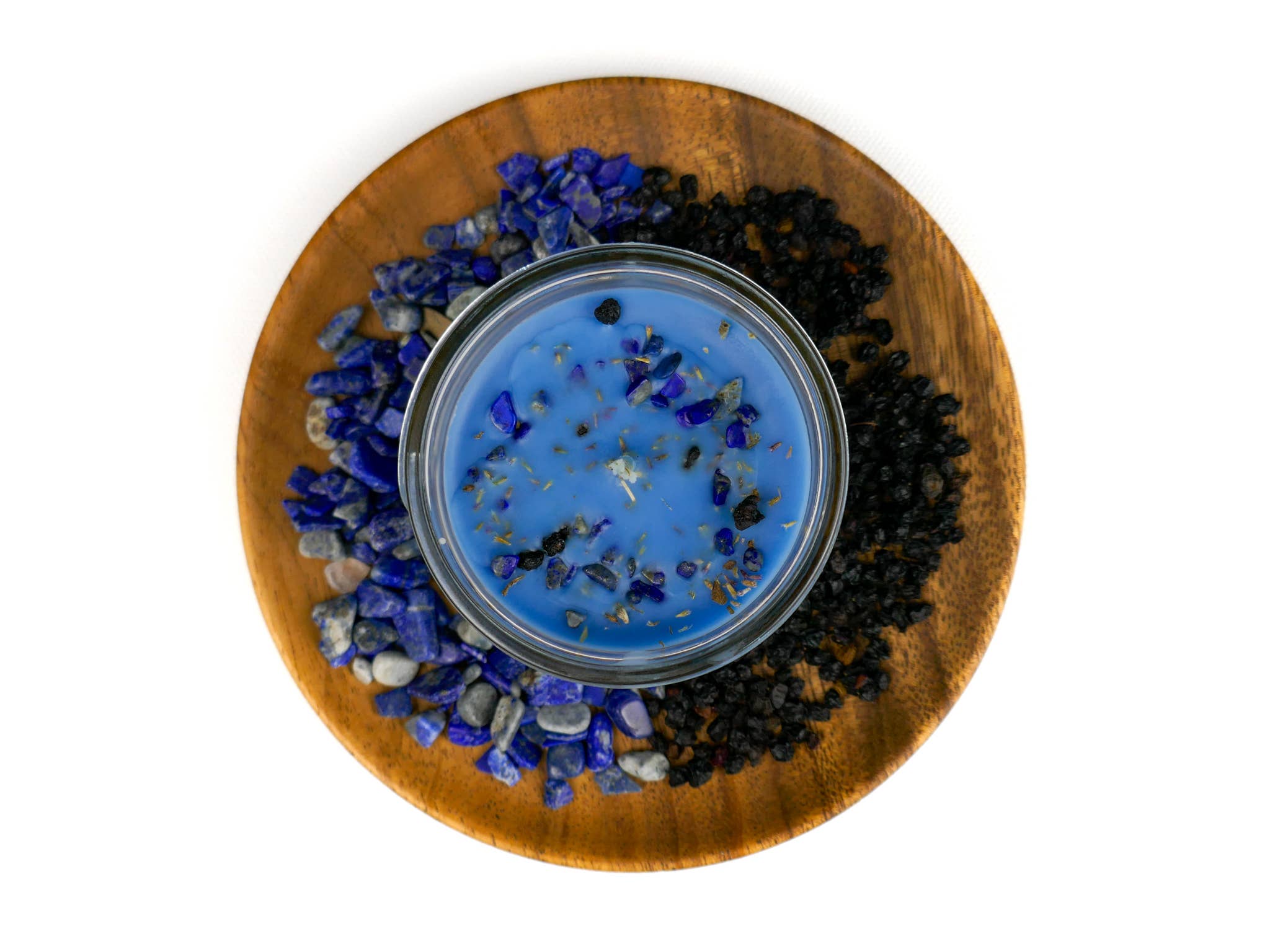 Crystal & Herb Candle - Lapis Lazuli