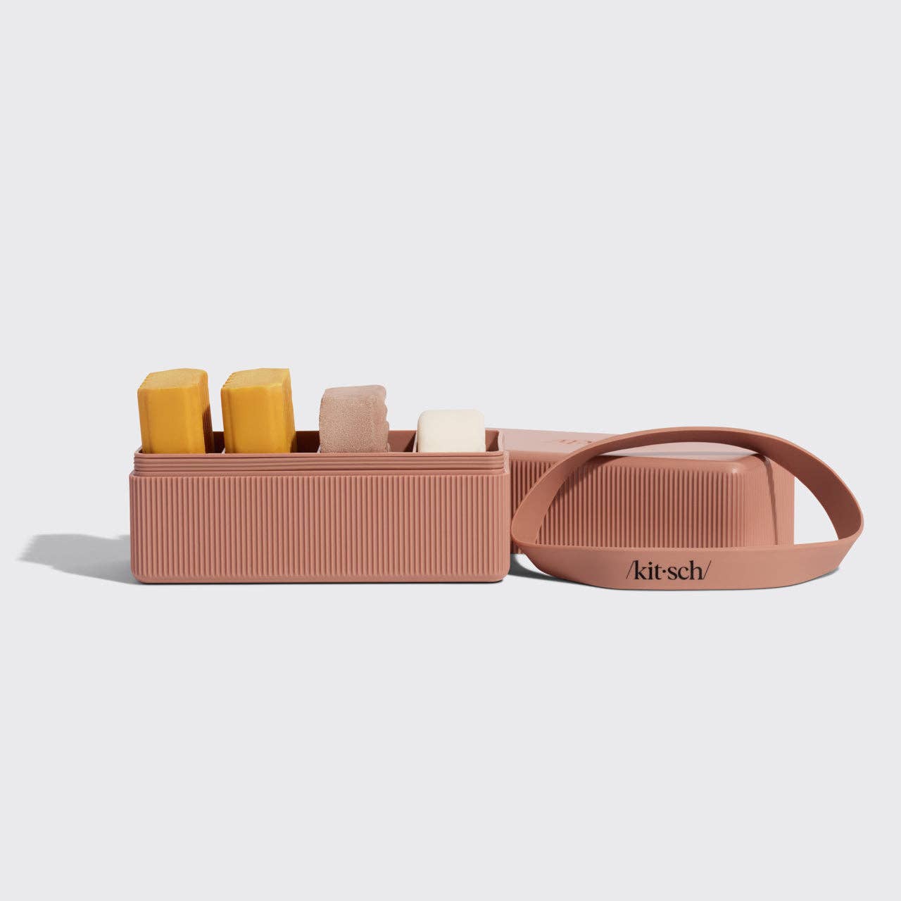 4-Compartment Travel Case - Terracotta