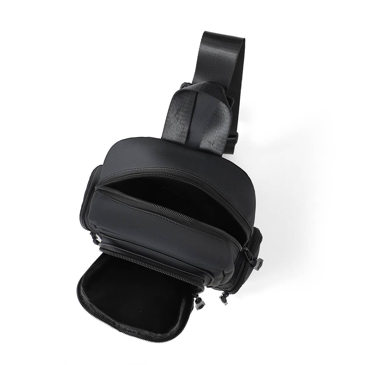 Crossbody Sling Bag with Adjustable Strap-FBG1911-BK