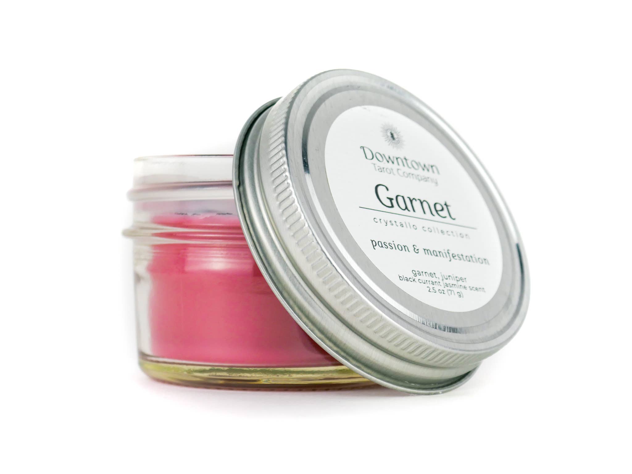 Crystal & Herb Candle - Garnet