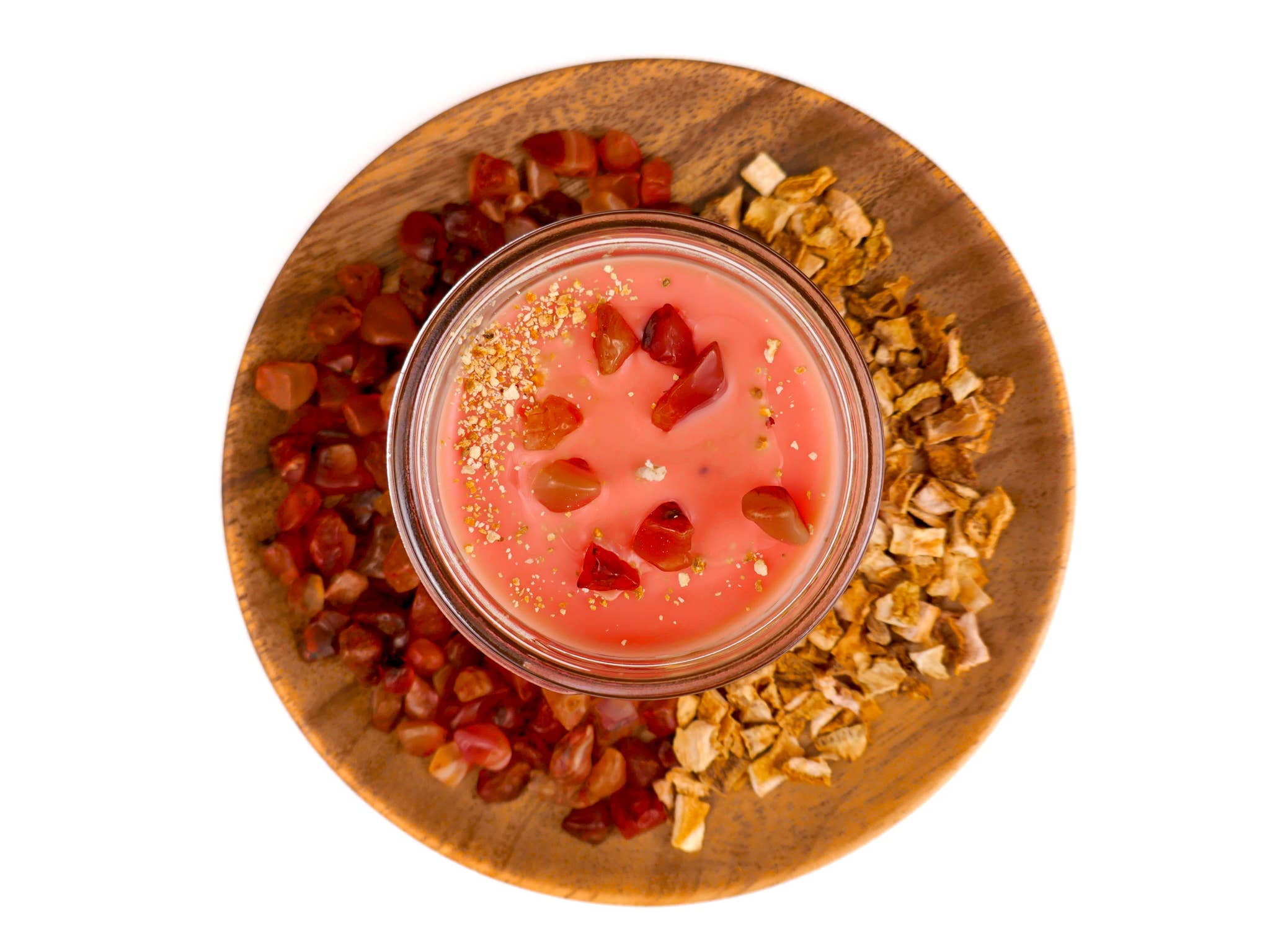 Crystal & Herb Candle - Carnelian