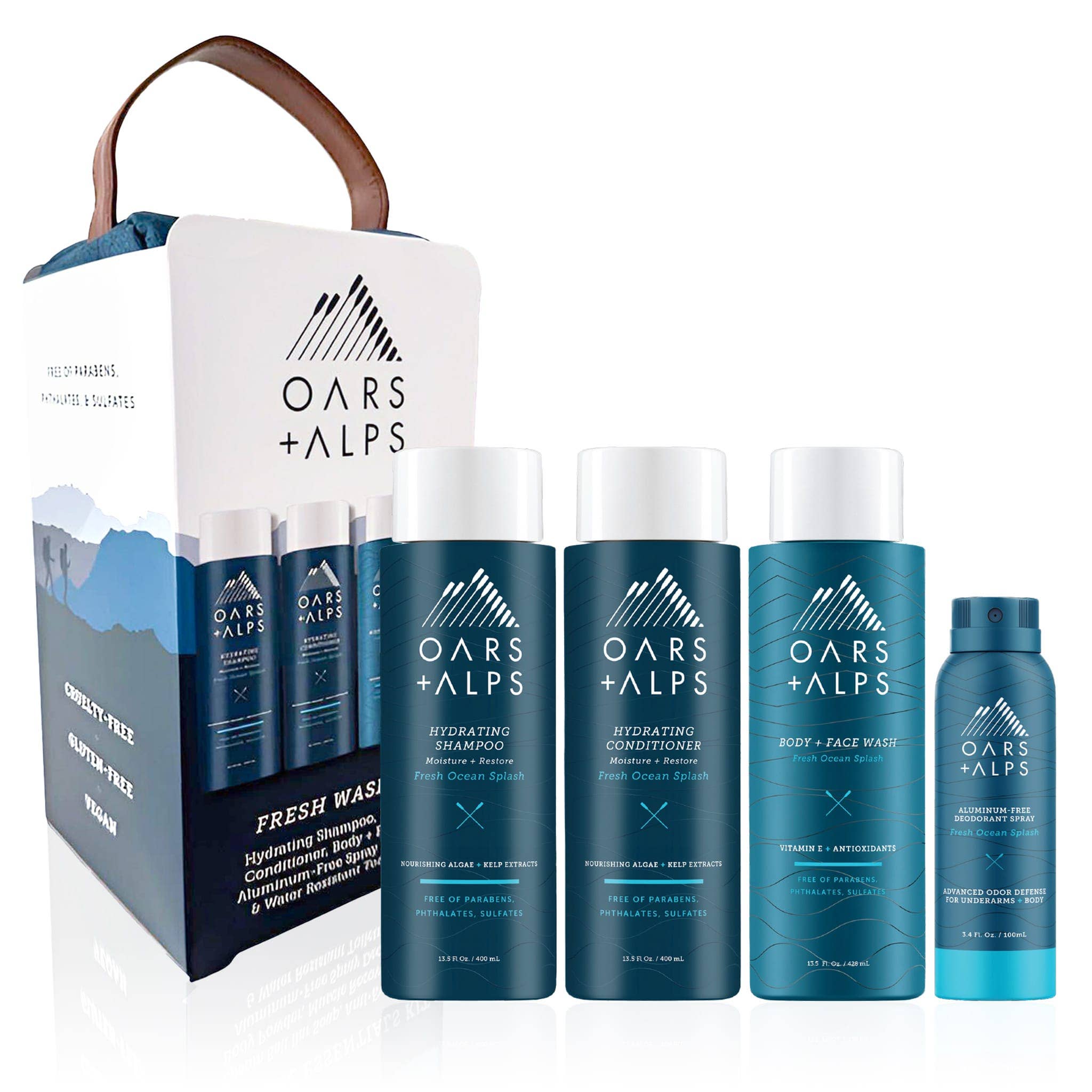 Fresh Wash Kit Men's Travel Ready Gift Set