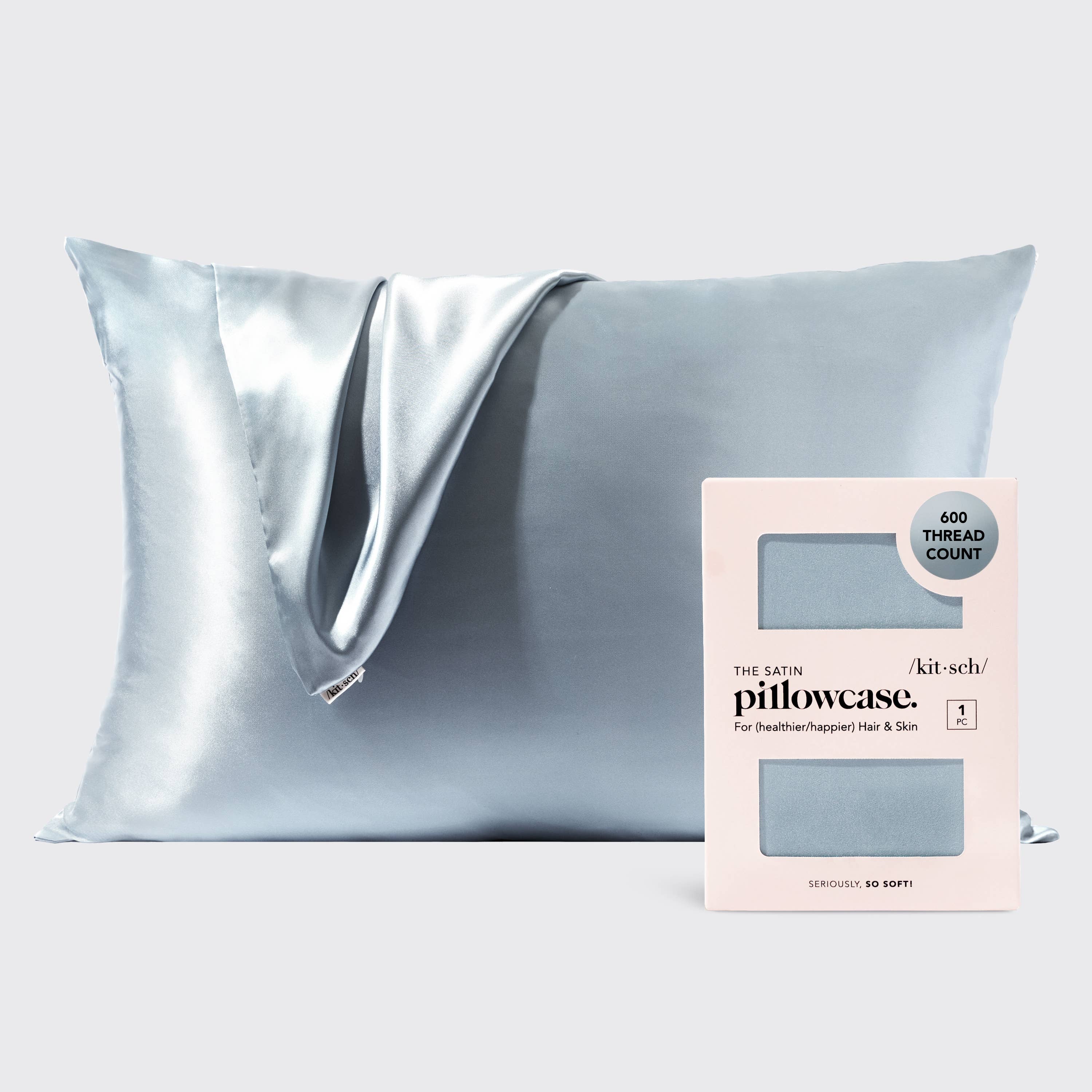 Satin Pillowcase Standard - Haze Blue
