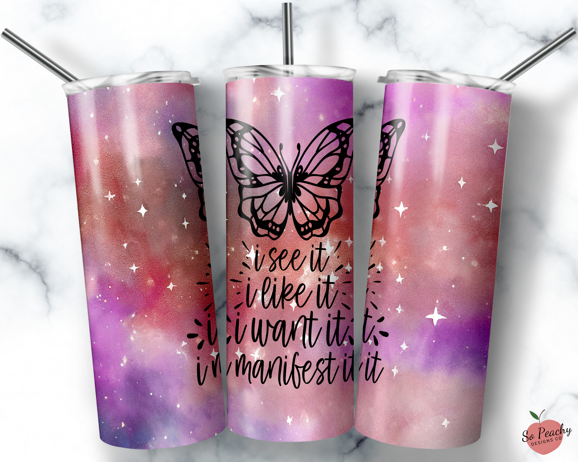 Motivational Tumbler - Manifest It