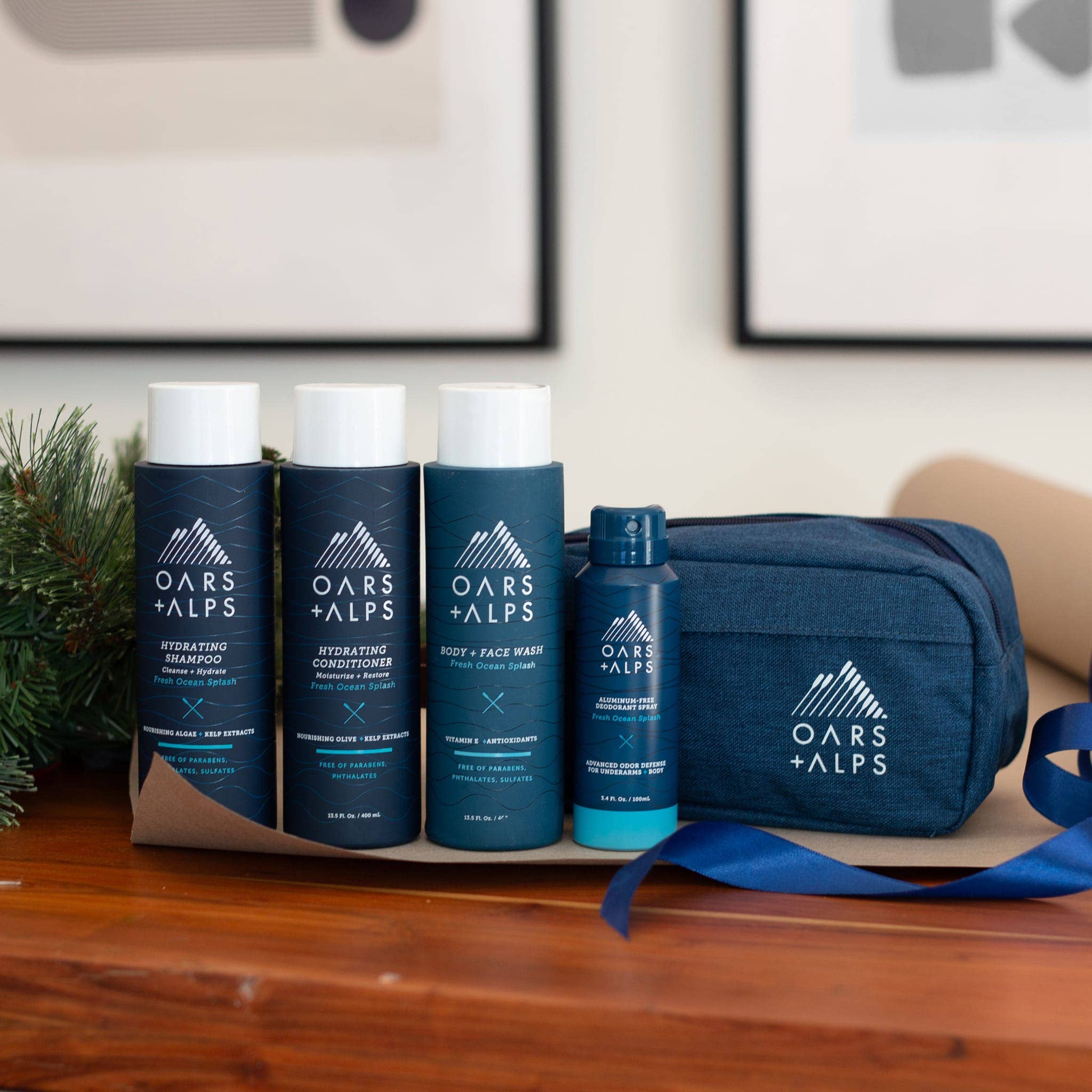 Fresh Wash Kit Men's Travel Ready Gift Set