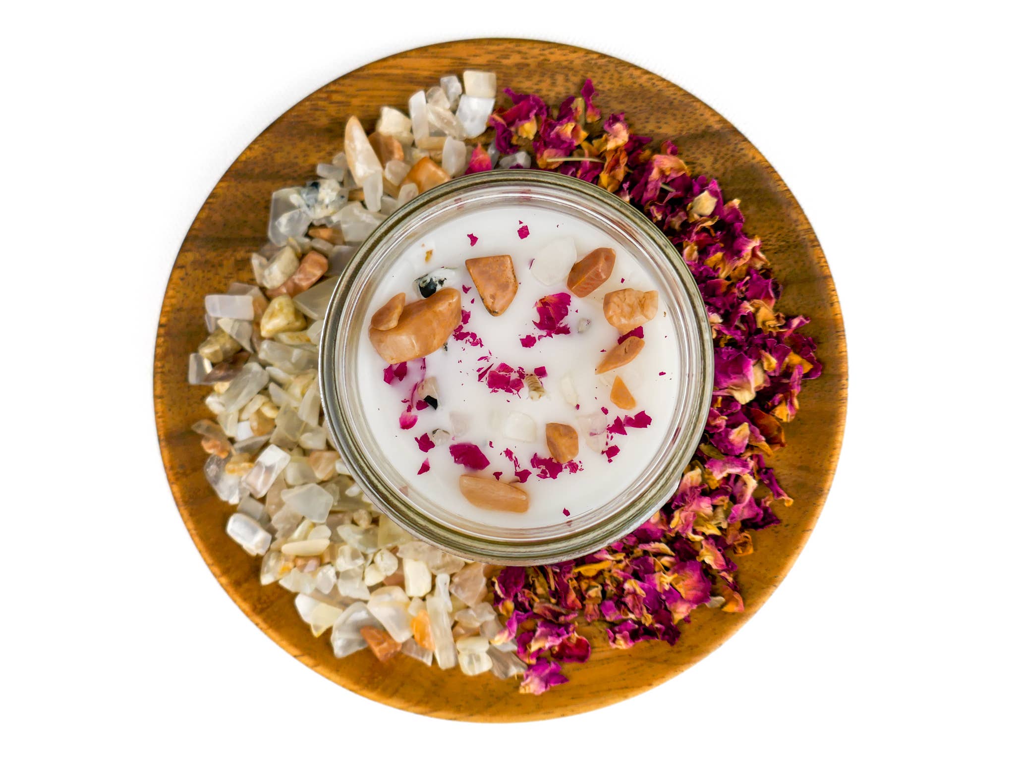 Crystal & Herb Candle - Moonstone