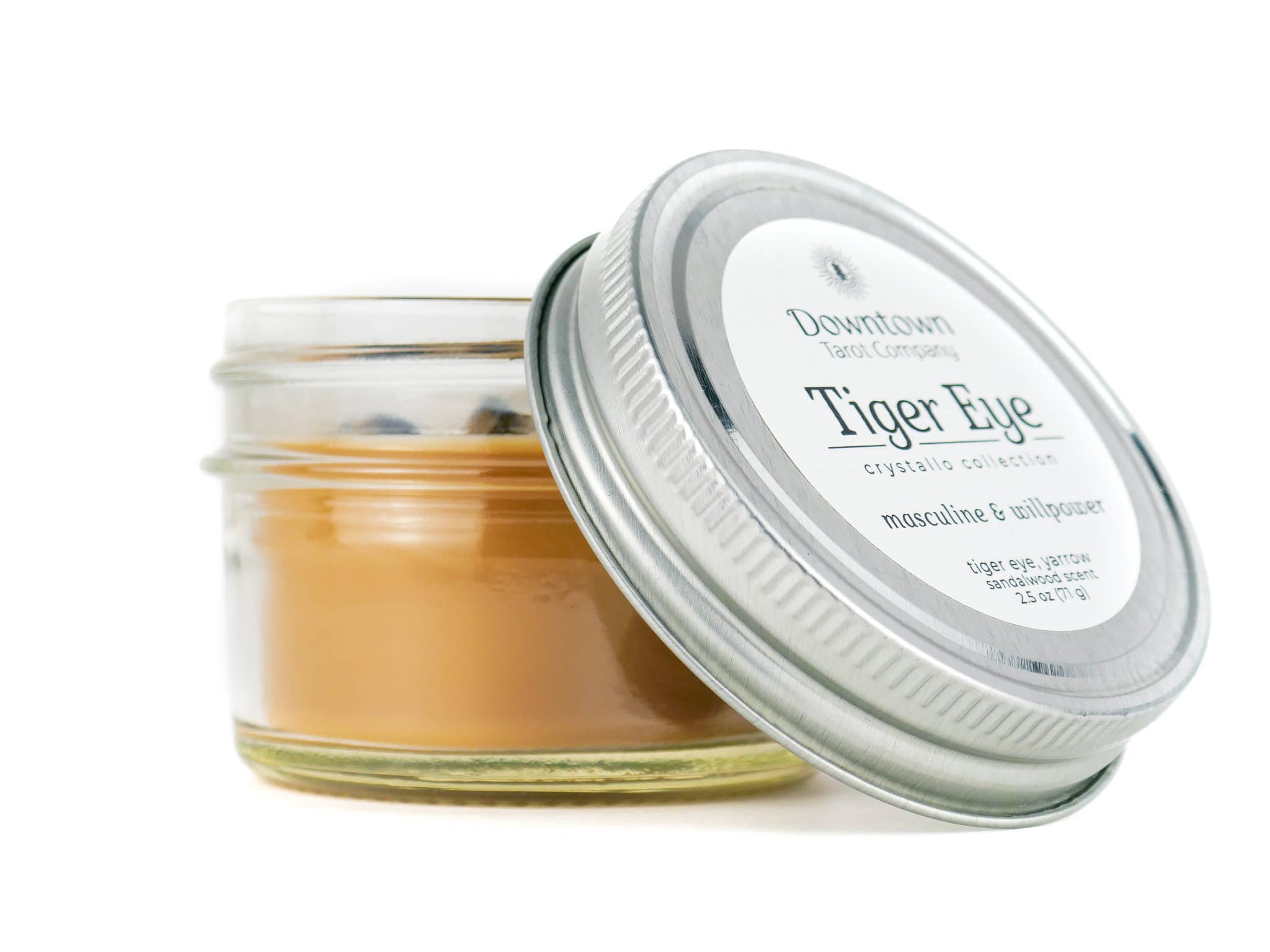 Crystal & Herb Candle - Tiger Eye