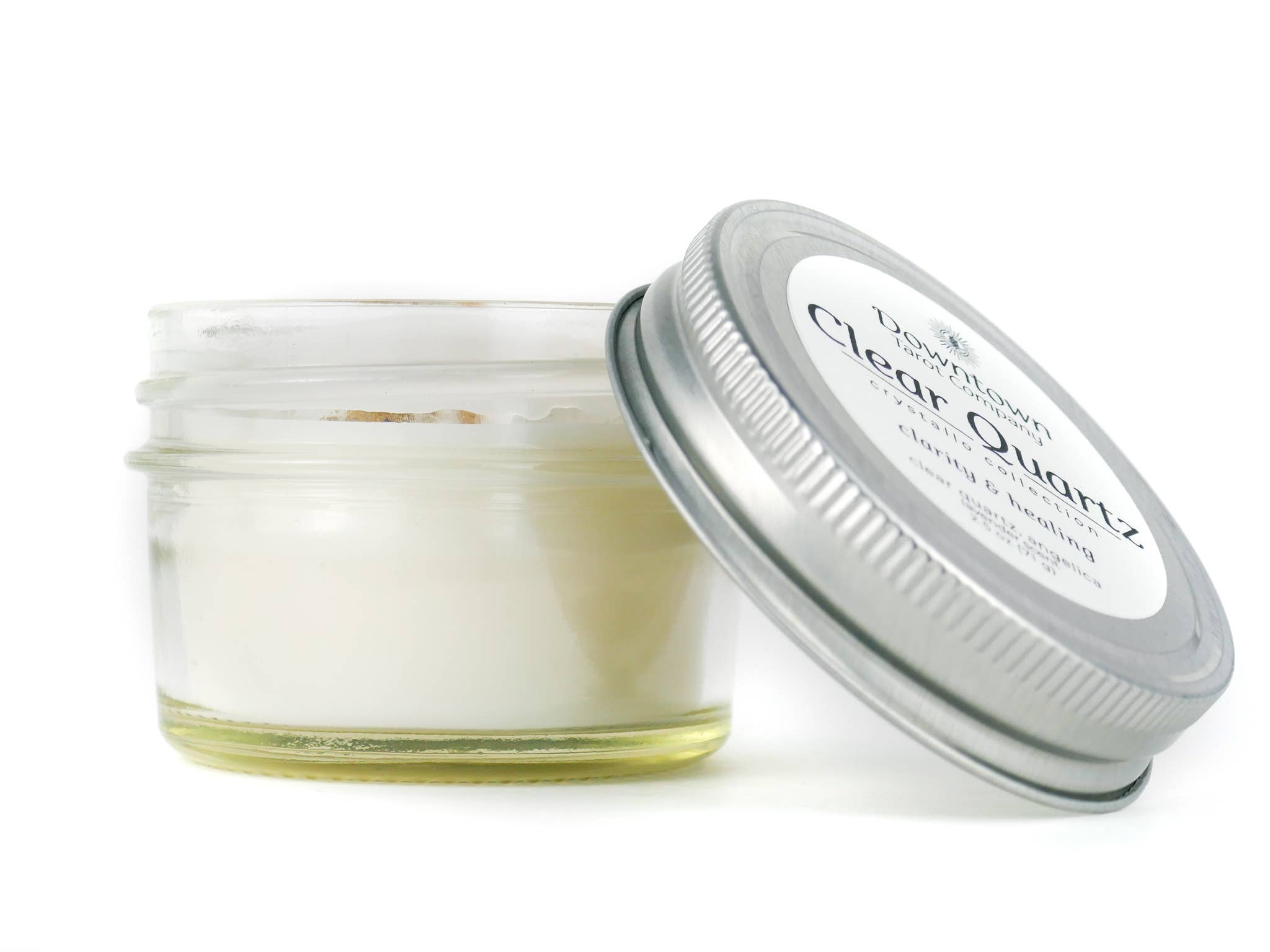 Crystal & Herb Candle - Clear Quartz